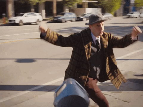 Tim Robinson Addressing Crowd Show Time GIF