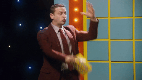 Tim Robinson Annoyed Presenter Dont Talk GIF