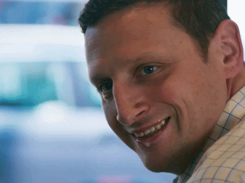 Tim Robinson Funny Smile Salivating GIF