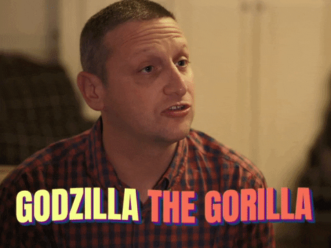 Tim Robinson Godzilla The Gorilla Meme GIF