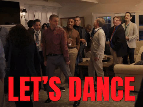 Tim Robinson Grooving Let's Dance GIF