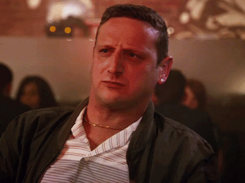 Tim Robinson Shielding Eyes What The Heck GIF