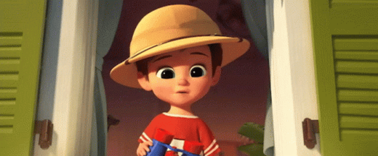 Tim Searching On Telescope Boss Baby GIF