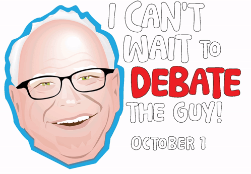 Tim Walz Can't Wait To Debate GIF