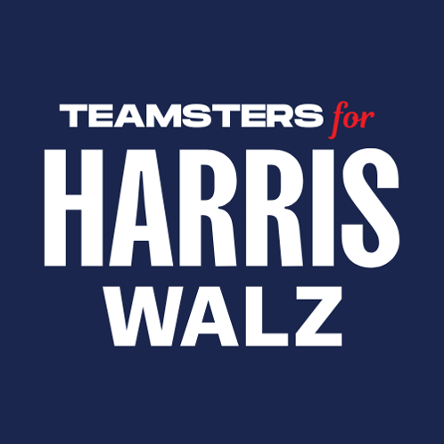 Tim Walz Teamsters With Kamala GIF