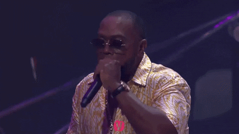 Timbaland Letting The Audience Sing GIF