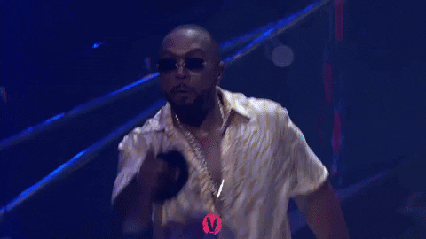 Timbaland Pointing At The Audience GIF