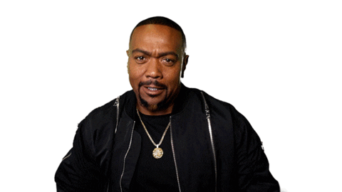 Timbaland Pointing His Fingers Forward GIF