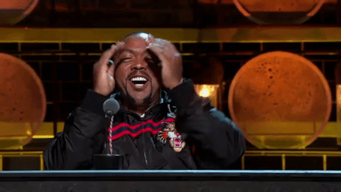 Timbaland Touching His Head GIF