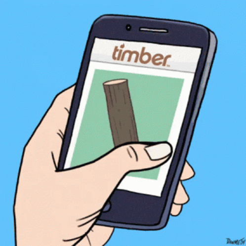 Timber Wood Swiping Swiper No Swiping GIF