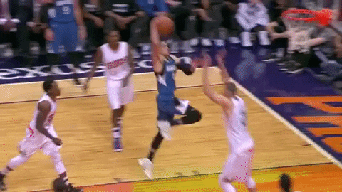 Timberwolves Zach Lavine Poster Dunk GIF
