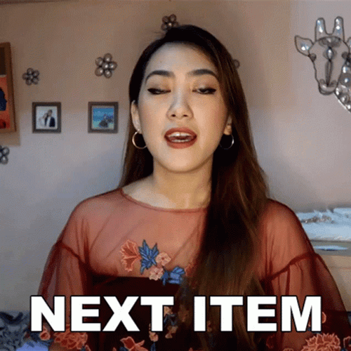 Time For The Next Item GIF