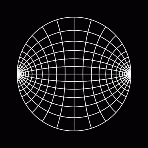 Time Is A Flat Circle 3d Sphere Grid GIF