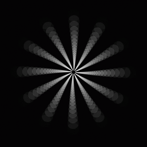 Time Is A Flat Circle Cartoon Light Burst GIF