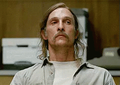 Time Is A Flat Circle Lonely Matthew Mcconaughey GIF