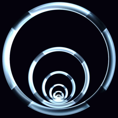 Time Is A Flat Circle Loop Circle GIF