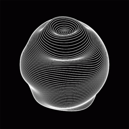 Time Is A Flat Circle Optical Illusion GIF