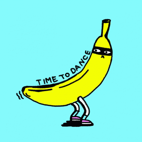 Time To Dance Banana Twerking Among Us Meme GIF