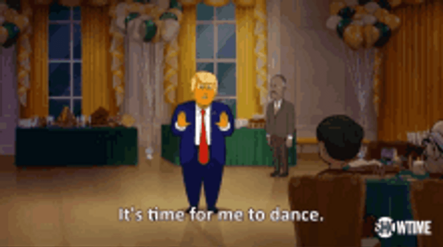 Time To Dance Trump Dancing GIF 