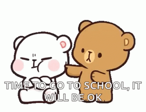 Time To Go To School Poke The Bear GIF