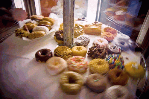 Time To Make The Donuts Spinning Effect GIF