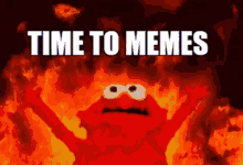 Time To Memes Sesame Street GIF