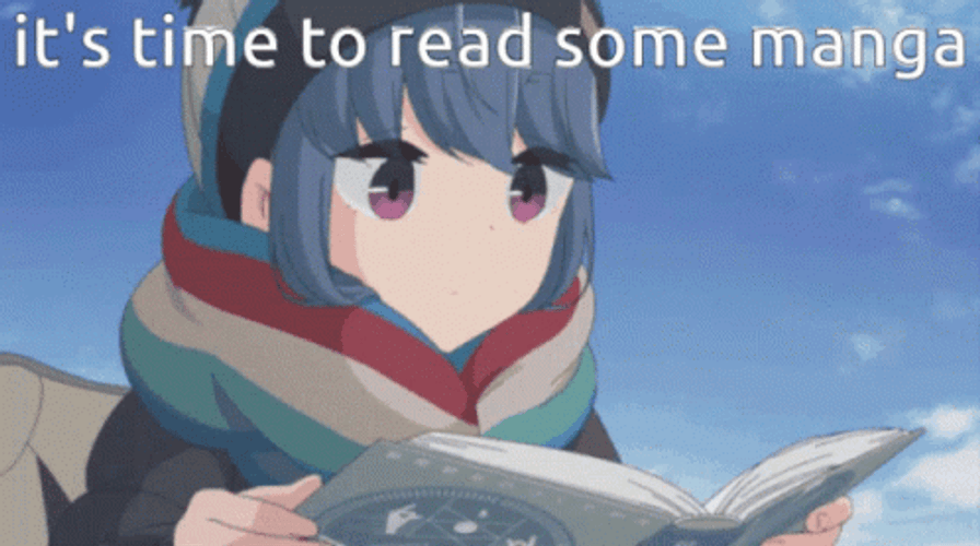 Time To Read Some Manga GIF