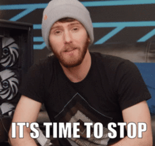 Time To Stop Talk To The Hand GIF