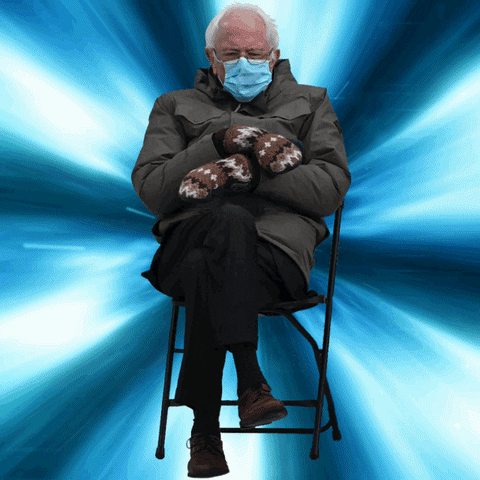 Time Travel Bernie Sanders Meme GIF