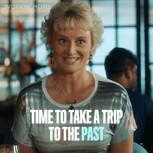Time Travel Workin Moms Valerie GIF