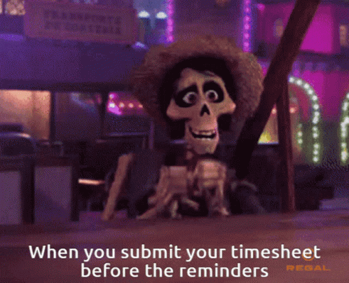 Timecard Submitted Before The Deadline GIF