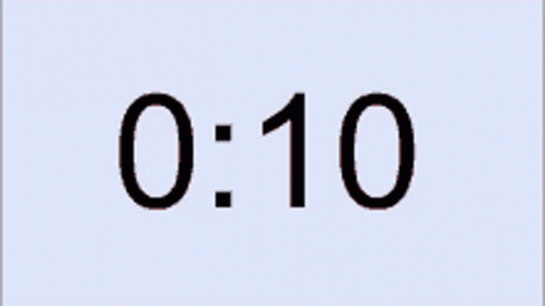 Timer Countdown Blinking Zeros GIF