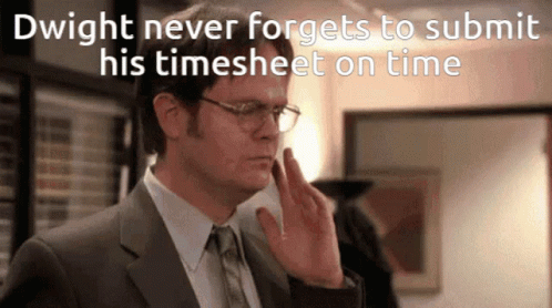 Timesheet Dwight Schrute The Office GIF