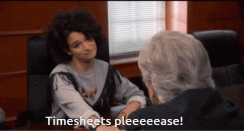 Timesheet Please Mona Lisa Reaching Out GIF