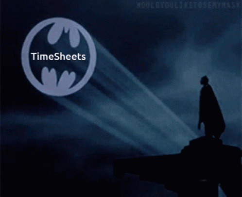 Timesheets Batman Rooftop Spotlight GIF