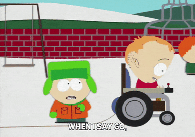 Timmah Timmy Burch Talking To Kyle Broflovski GIF