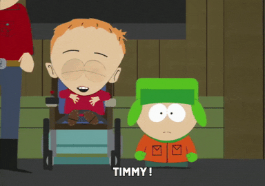 Timmah Timmy Burch With Kyle Broflovski GIF