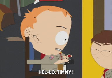 Timmy Burch Saying Timmah To Jimmy Valmer GIF