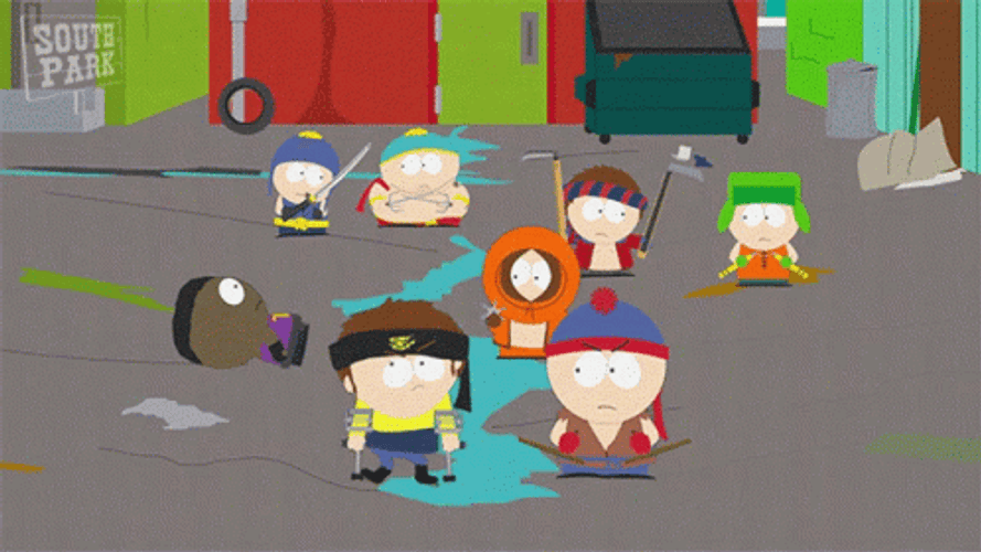 Timmy Playing With His Friends South Park GIF