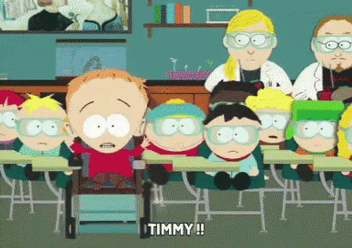 Timmy South Park Classroom GIF
