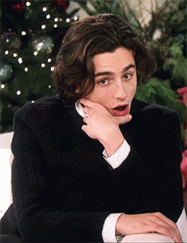 Timothée Chalamet Omg GIF