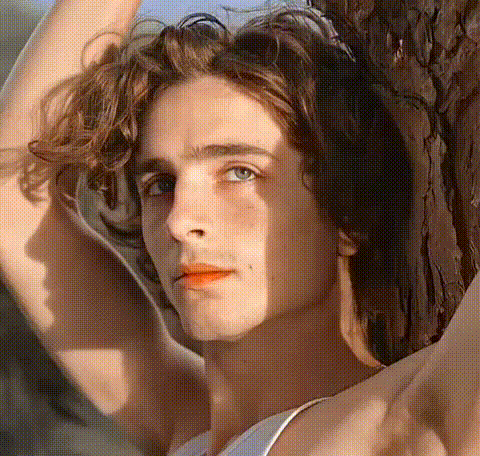 Timothée Chalamet Peaches GIF