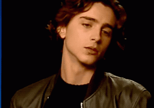 Timothée Chalamet Tired GIF