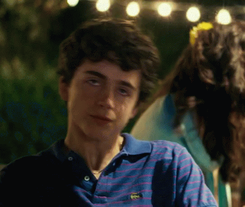 Timothee Chalamet Unamused GIF