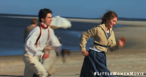 Timothee Chamalet Chasing Little Women GIF