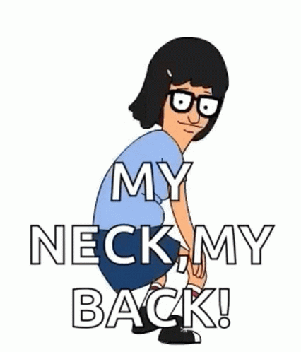 Tina Belcher Back Pain Dance GIF