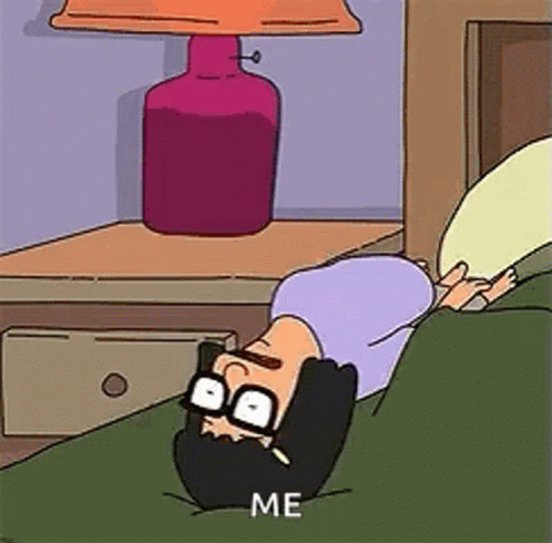 Tina Belcher Can't Sleep Wiggle GIF