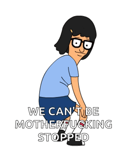 Tina Belcher Can't Stop Dancing GIF