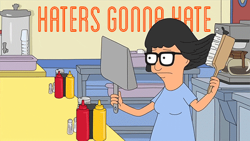 Tina Belcher Combing Her Hair Haters GIF