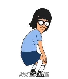 Tina Belcher Dancing Awesome GIF